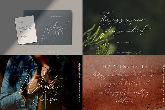 NEW Font Bundle by Creativeqube in Script Fonts - product preview 19