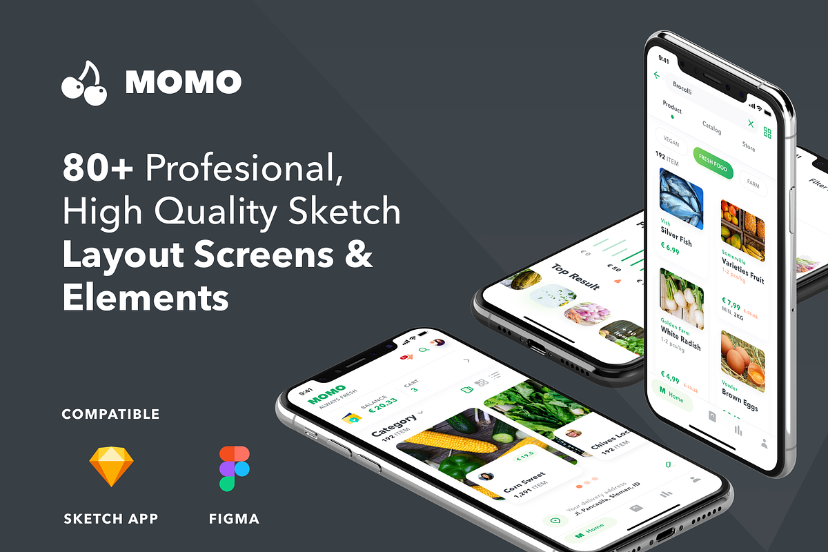 Momo UI Kit - Ecommerce for farming in UI Kits and Libraries - product preview 8