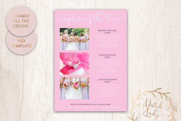 PSD Photo Price Card Template #18 in Card Templates - product preview 4