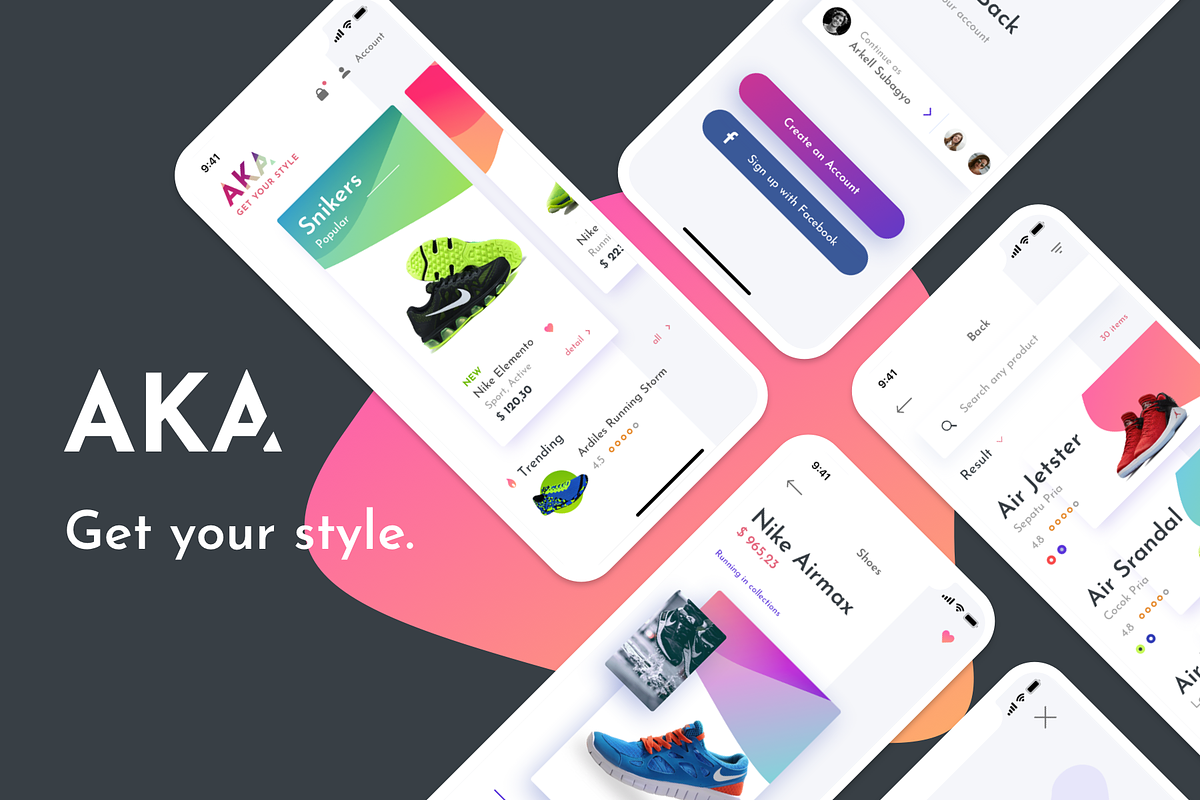 AKA UI Kit - Ecommerce Shoes Product in UI Kits and Libraries - product preview 8
