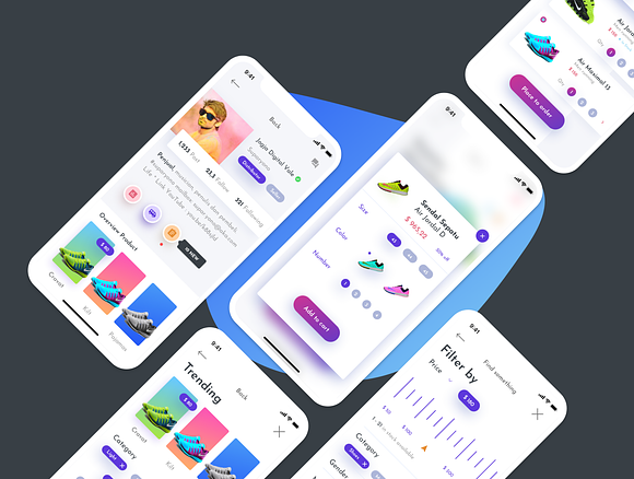 AKA UI Kit - Ecommerce Shoes Product in UI Kits and Libraries - product preview 1