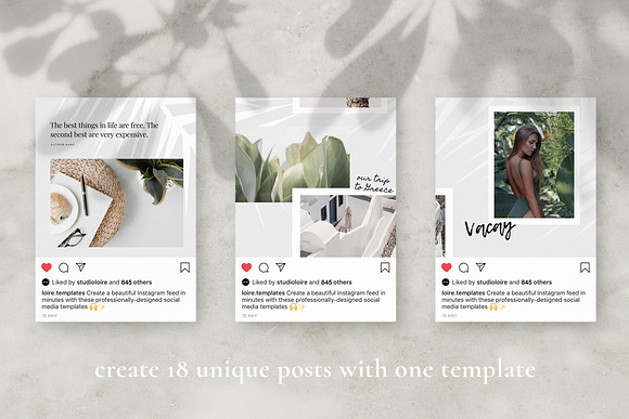 Silvia Instagram puzzle | CANVA in Instagram Templates - product preview 4