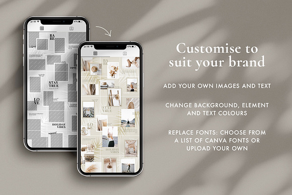 Silvia Instagram puzzle | CANVA in Instagram Templates - product preview 6