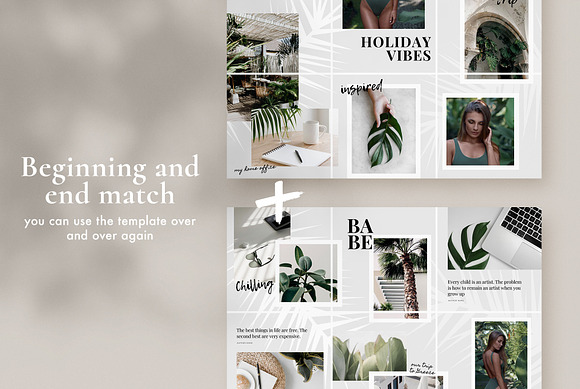 Silvia Instagram puzzle | CANVA in Instagram Templates - product preview 7