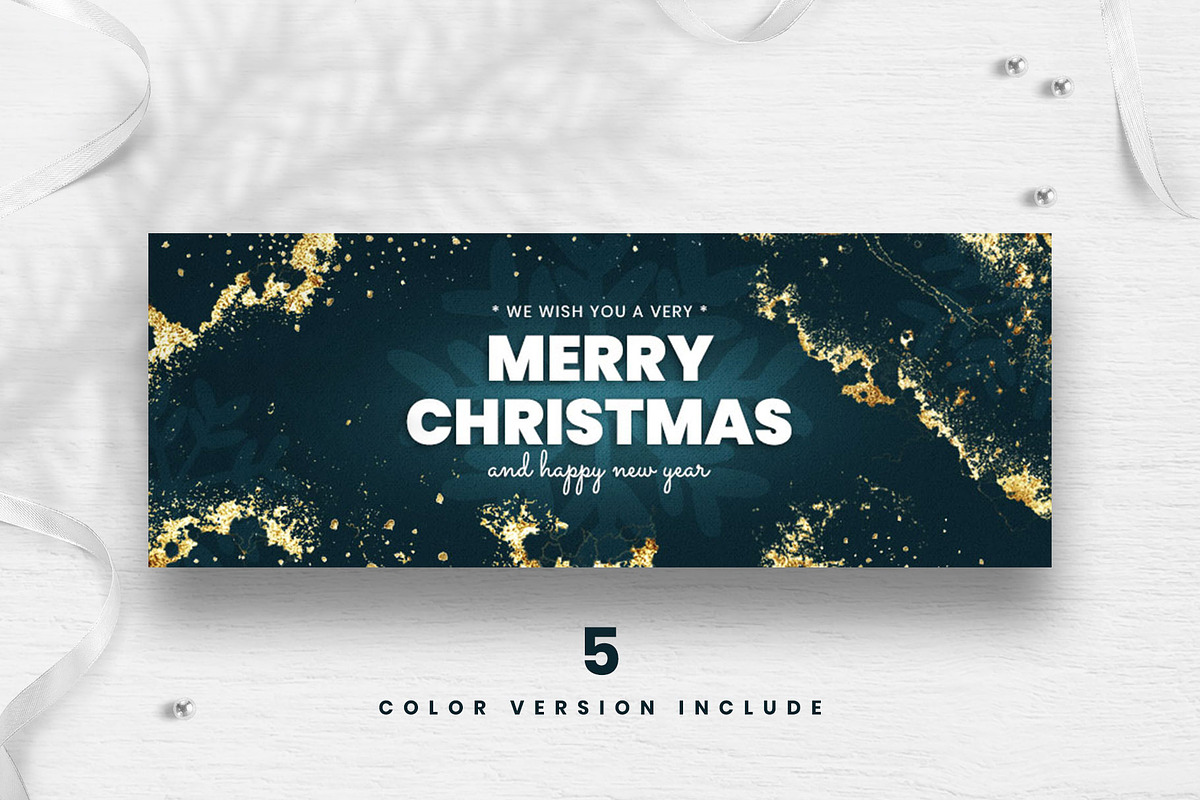 Christmas Facebook Timeline Cover in Facebook Templates - product preview 8