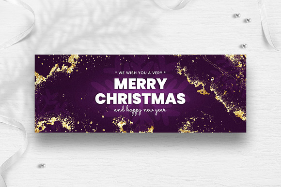 Christmas Facebook Timeline Cover in Facebook Templates - product preview 1