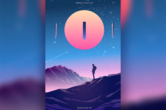 Surreal vector posters in Illustrations - product preview 1