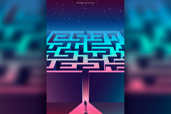 Surreal vector posters in Illustrations - product preview 3