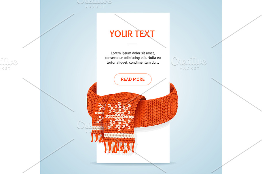 Winter Concept Banner in Illustrations - product preview 8