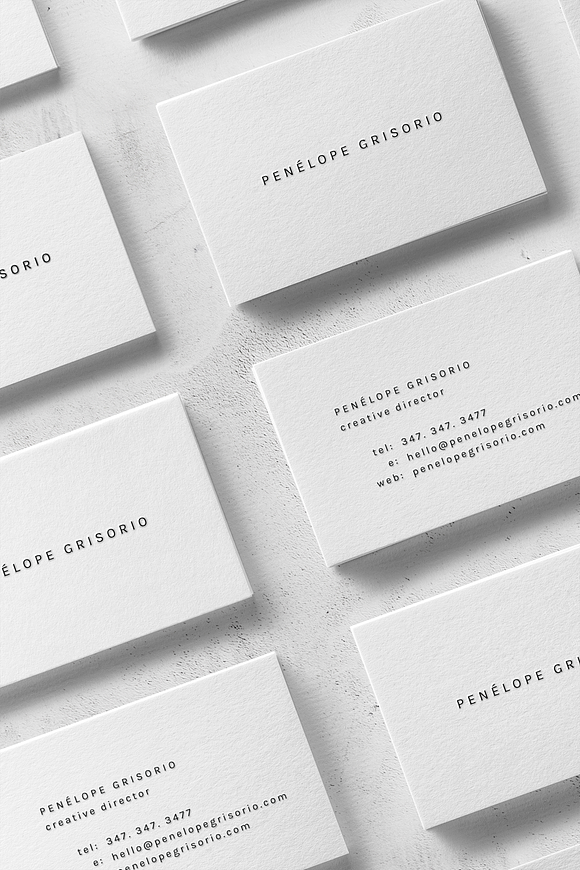 Penelope Business Card Template in Business Card Templates - product preview 4