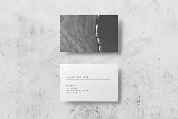 Elliott Business Card Template in Business Card Templates - product preview 1