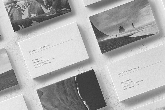 Elliott Business Card Template in Business Card Templates - product preview 2