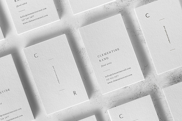 Clementine Business Card Template