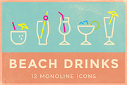 Beach Drink Icons