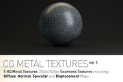 5 Metal Textures for CG Artists