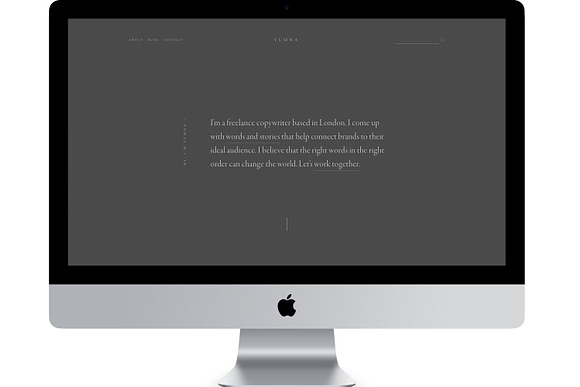 Yumna – Squarespace 7.0 in WordPress Business Themes - product preview 2