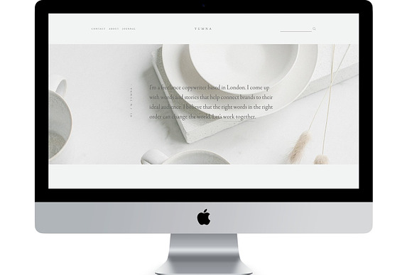 Yumna – Squarespace 7.0 in WordPress Business Themes - product preview 3