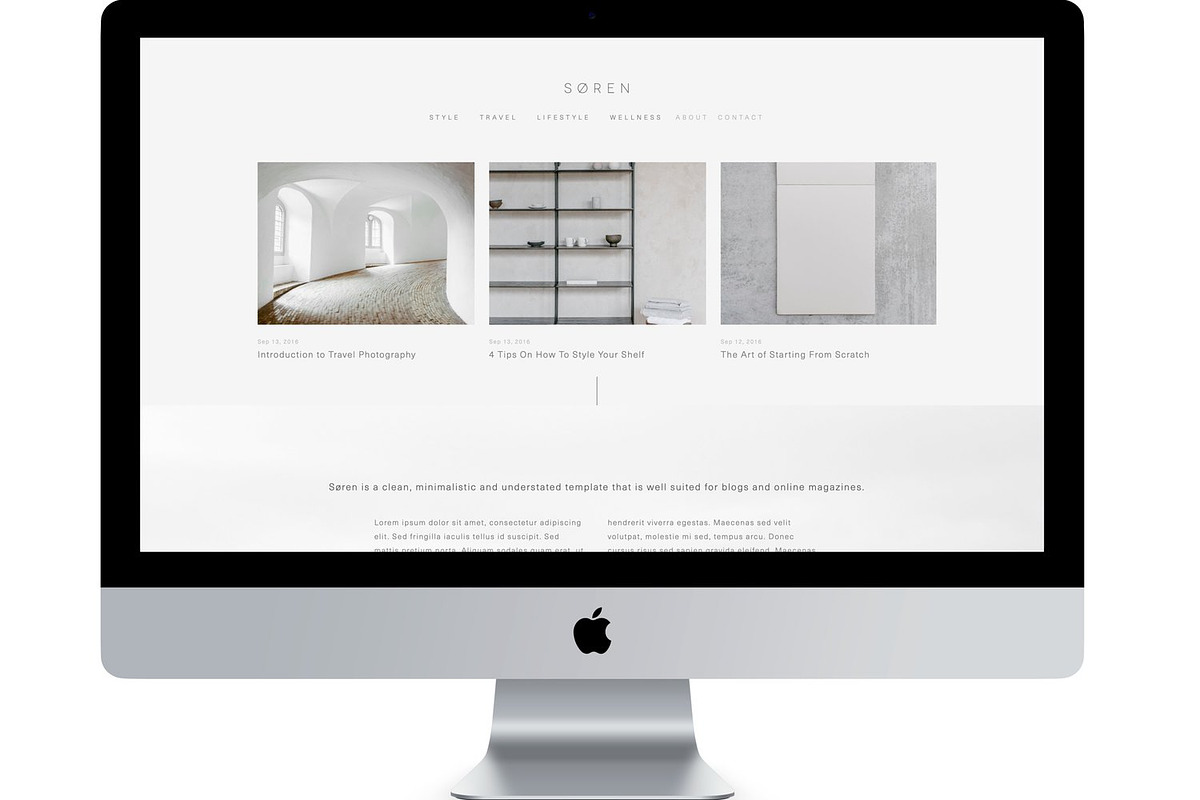 Soren – Squarespace 7.0 in WordPress Blog Themes - product preview 8
