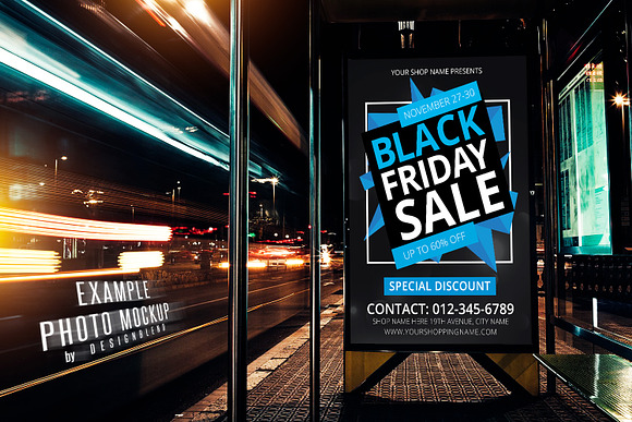 Black Friday Sale Flyer Template in Flyer Templates - product preview 2