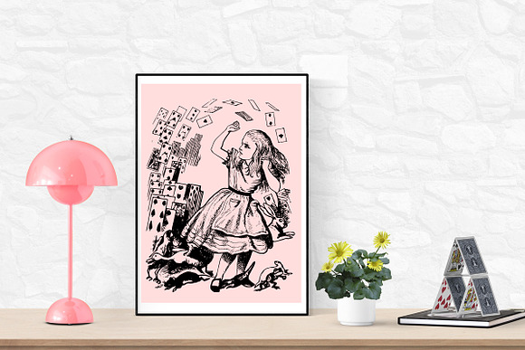 Alice/Wonderland TeaParty AI EPS PNG in Illustrations - product preview 5