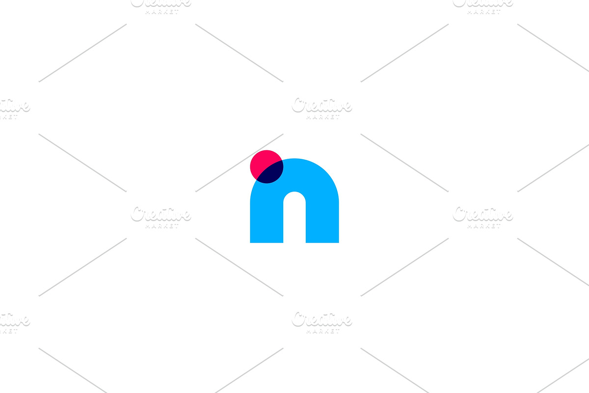 n letter initial logo vector icon in Logo Templates - product preview 8