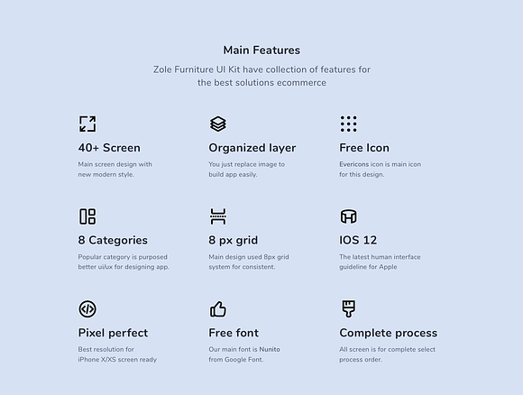 Zone Furniture UI Kits in UI Kits and Libraries - product preview 1