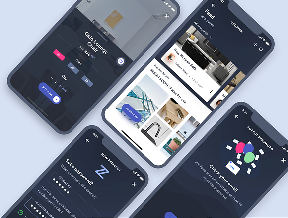 Zone Furniture UI Kits in UI Kits and Libraries - product preview 2