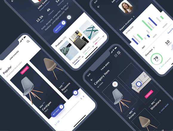Zone Furniture UI Kits in UI Kits and Libraries - product preview 3