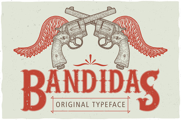 Bandidas Label Font in Display Fonts - product preview 2