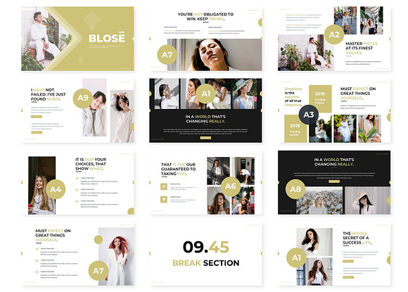 Blose - Keynote Template in Keynote Templates - product preview 1
