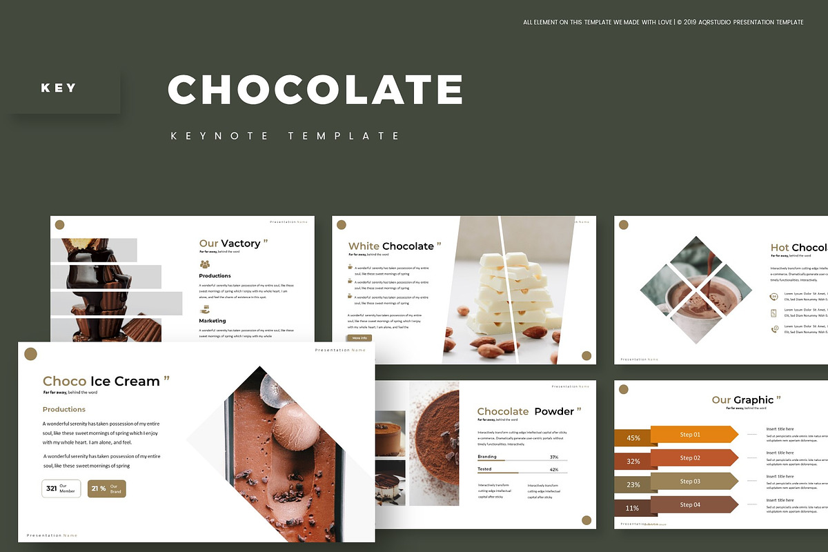 Chocolate - Keynote Template in Keynote Templates - product preview 8