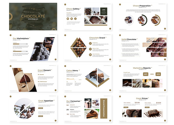 Chocolate - Keynote Template in Keynote Templates - product preview 1