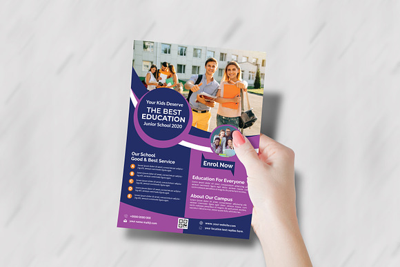 Education Flyer in Flyer Templates - product preview 3