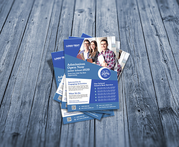 Education Flyer in Flyer Templates - product preview 4