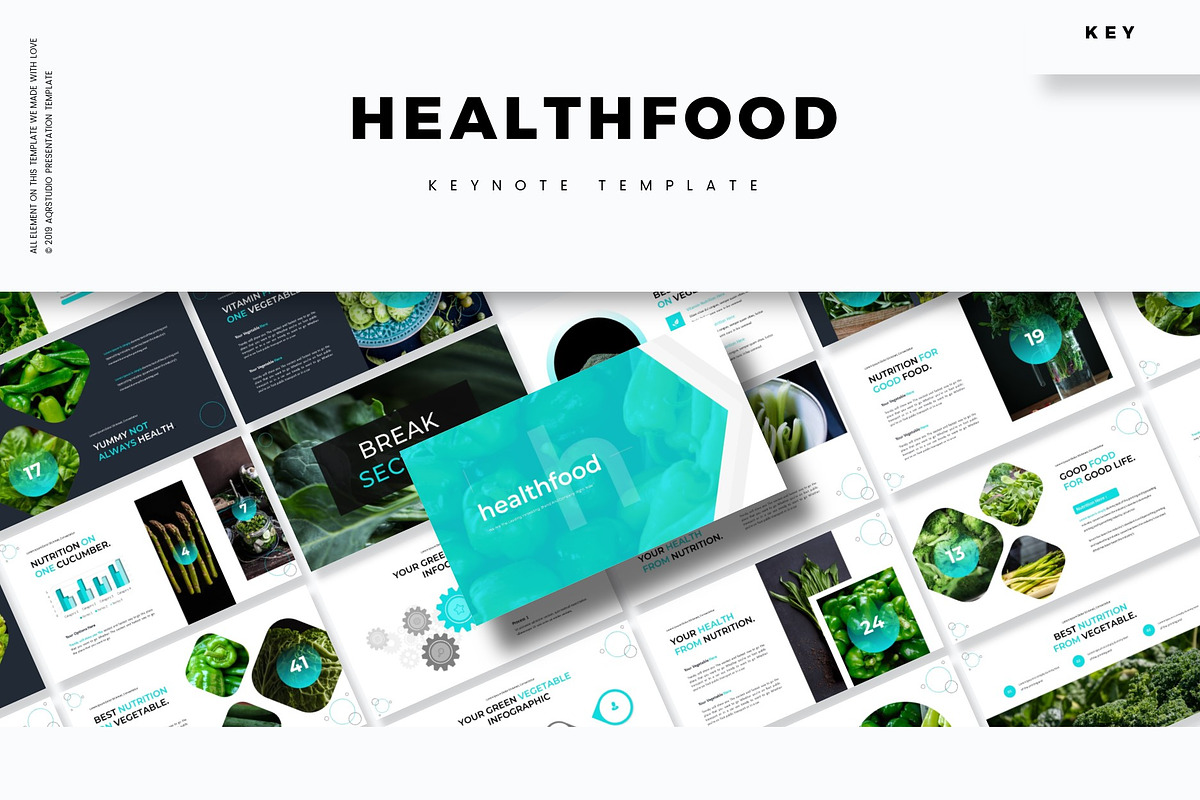 Healthfood - Keynote Template in Keynote Templates - product preview 8