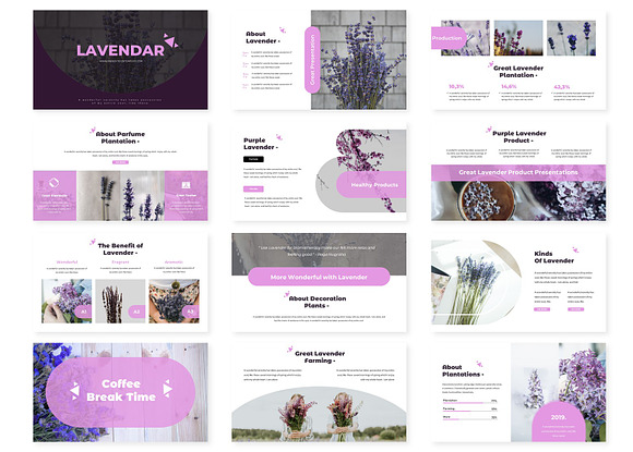 Lavendar - Keynote Template in Keynote Templates - product preview 1