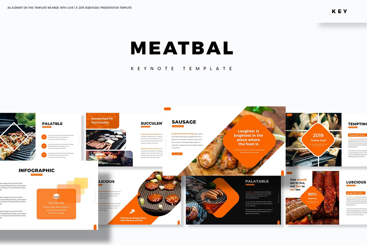 Meatbal - Keynote Template in Keynote Templates - product preview 8