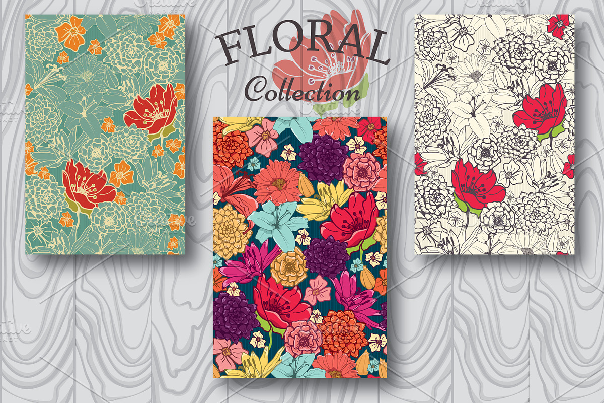 Collection of Floral Patterns in Patterns - product preview 8