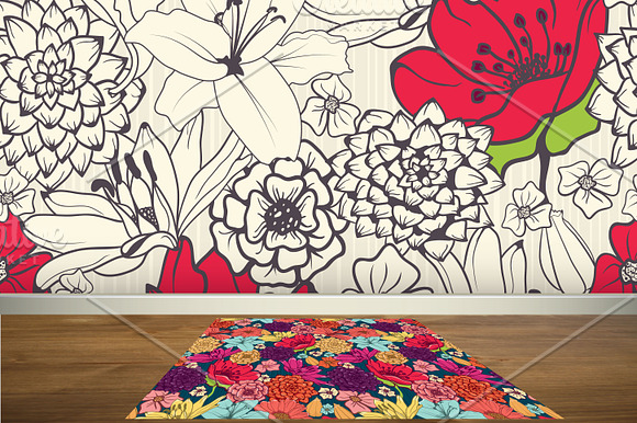Collection of Floral Patterns in Patterns - product preview 1