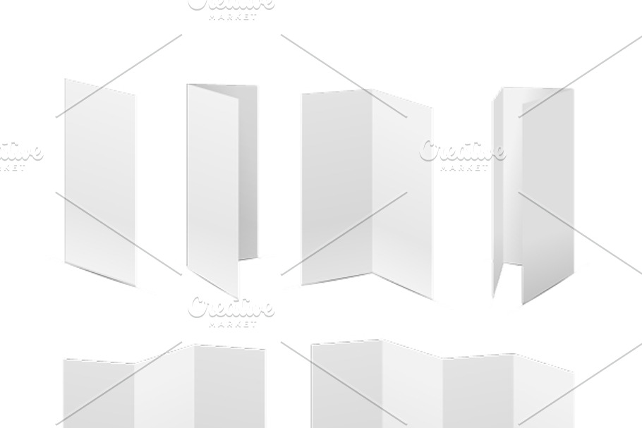 Mockup's of folded paper sheets in Mockup Templates - product preview 8