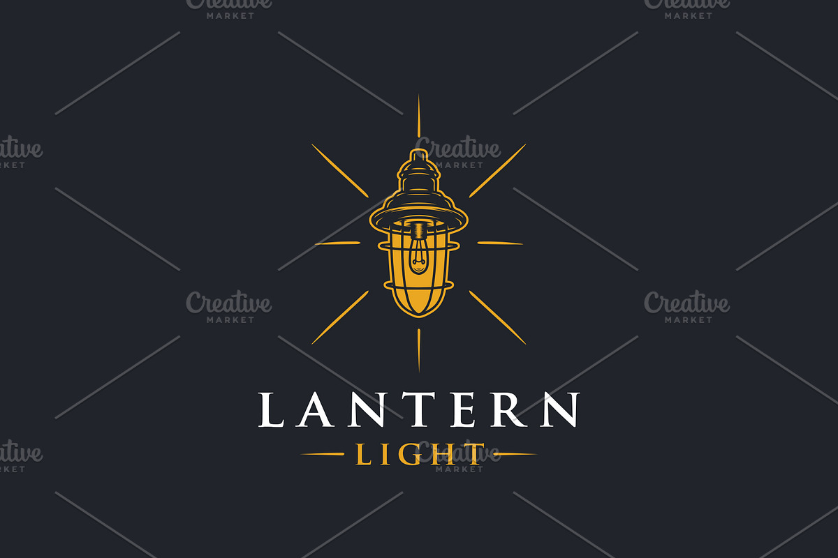 Lantern Light Logo Template in Logo Templates - product preview 8
