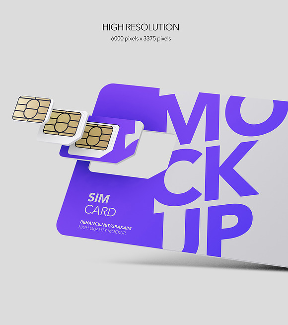 SIM Card - Chip - Mockup in Product Mockups - product preview 1