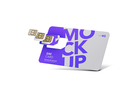 SIM Card - Chip - Mockup in Product Mockups - product preview 6