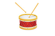 Drum. Music instrument