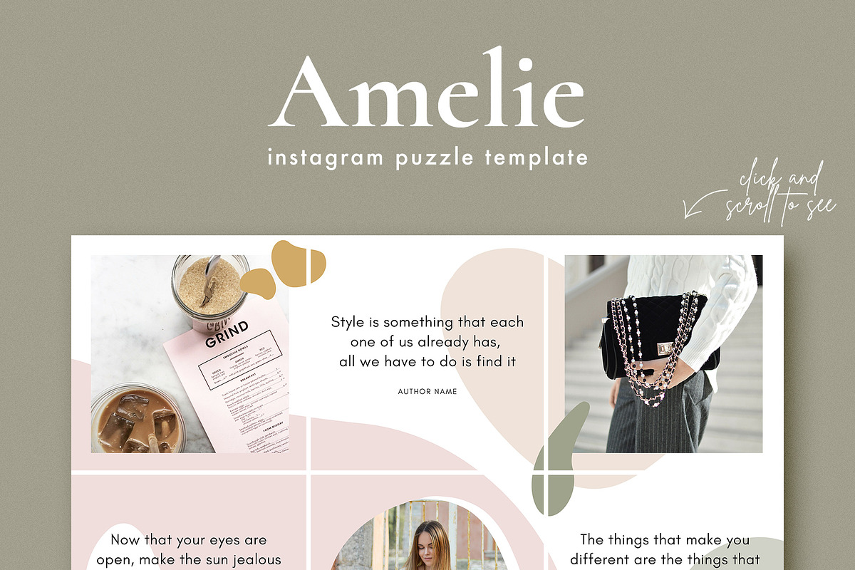 Bestseller IG puzzle bundle | CANVA in Instagram Templates - product preview 9