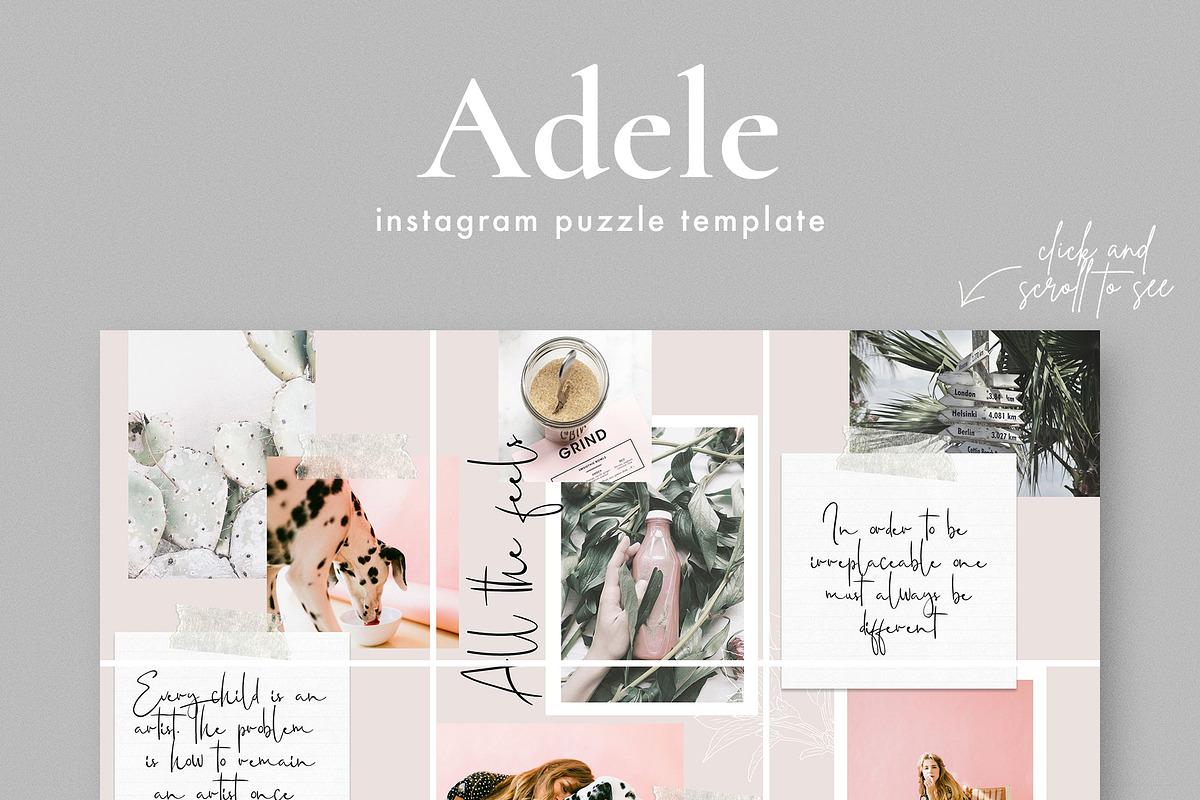 Bestseller IG puzzle bundle | CANVA in Instagram Templates - product preview 13