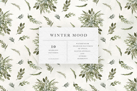 Winter Flowers Patterns in Patterns - product preview 1