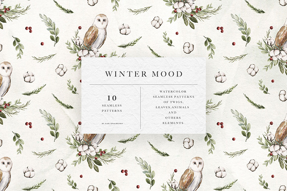 Winter Flowers Patterns in Patterns - product preview 14