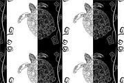 Seamless pattern "Black and white"