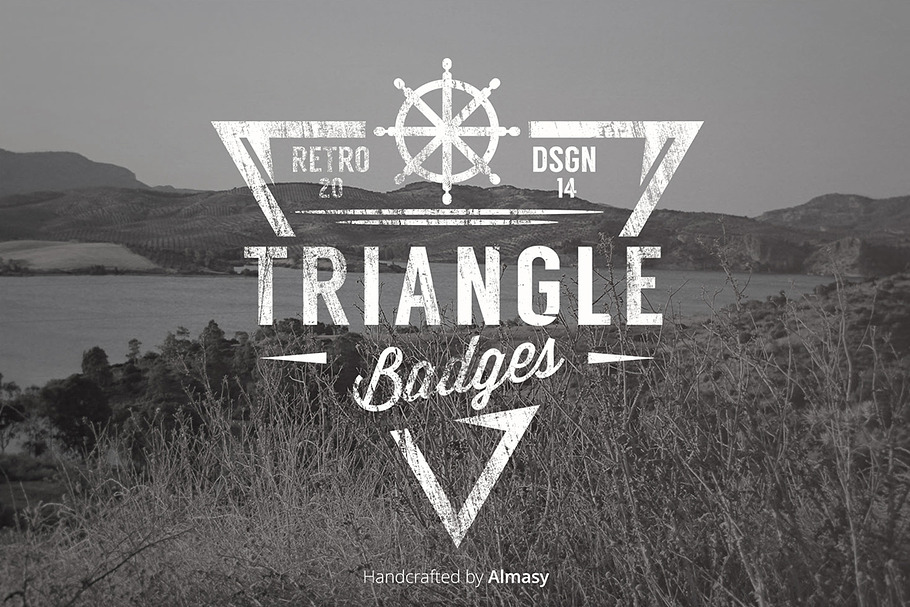 Triangle Badges Vol.1 in Logo Templates - product preview 8